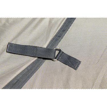 Cubre-moscas con flecos estilo con cubre-cuello desmontable HKM Cubre-moscas con flecos estilo con cubre-cuello desmontable HKM