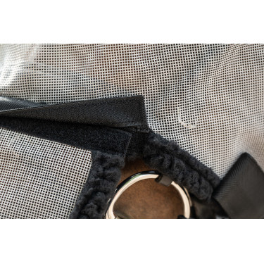Máscara anti-moscas con protección desmontable para ollares HKM Máscara anti-moscas con protección desmontable para ollares HKM