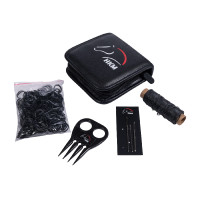 Kit de trenzas para crin HKM Negro
