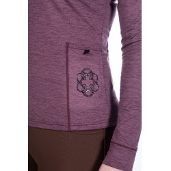 Camiseta de manga larga con cuello alto Arctic Bay HKM Lila oscuro Violeta Camiseta de manga larga con cuello alto Arctic Bay HKM Lila oscuro Violeta