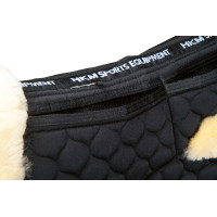 Alfombra de oveja auténtica HKM Negro / naturaleza