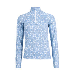 Camiseta funcional Minimal de manga larga HKM Azul humo / blanco