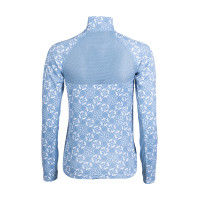 Camiseta funcional Minimal de manga larga HKM Azul humo / blanco Camiseta funcional Minimal de manga larga HKM Azul humo / blanco