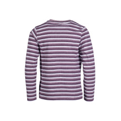 Polo de manga larga Alva HKM Lila Azul