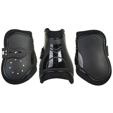 Juego de 4 protectores de tendones y menudillos Diamonds HKM Juego de 4 protectores de tendones y menudillos Diamonds HKM