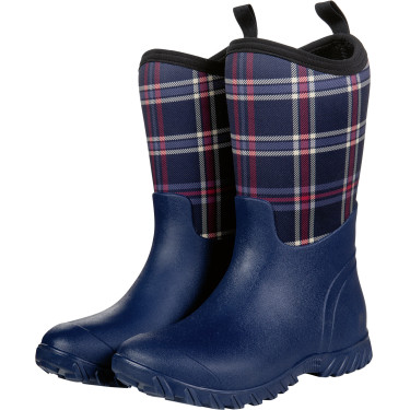 Botas softoprène Thermo HKM Azul marino / azul marino a cuadros