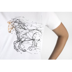 Camiseta HKM Caballo Geométrico Camiseta HKM Caballo Geométrico