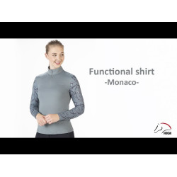 Camiseta funcional Monaco Style HKM Salvia Violeta