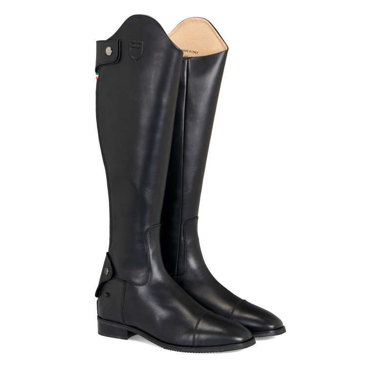 Botas de cuero Evoke Equestro con cremallera trasera