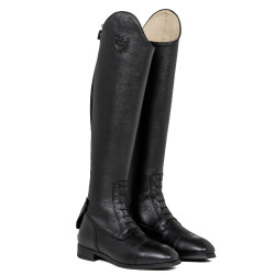 Botas unisex de cuero de becerro con cordones frontales Venus Equestro