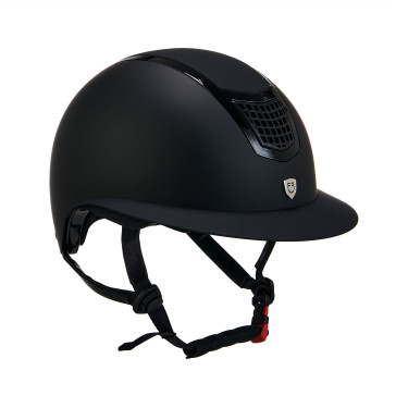 Casco ultraligero de plástico mate resistente con amplia visera (3 acolchados) Eclipse Equestro Casco ultraligero de plástico mate resistente con amplia visera (3 acolchados) Eclipse Equestro