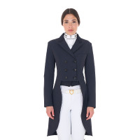 Frac de doma de competición para mujer en tejido técnico Equestro Americana marina Azul marino Frac de doma de competición para mujer en tejido técnico Equestro Americana marina Azul marino