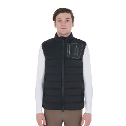 Chaleco de tejido elástico con parche de silicona para hombre Equestro
