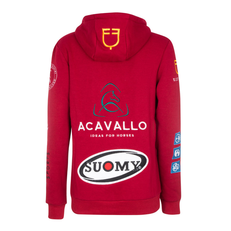 Sudadera con capucha para mujer con multi-logo Equestro