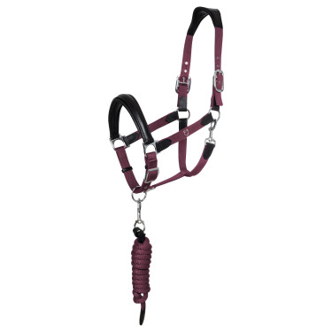 Cabezada ergonómica con inserciones de cuero Lani Equestro