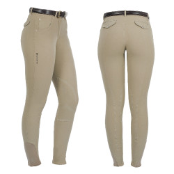 Pantalón mujer Race de algodón elástico Equestro Pantalón mujer Race de algodón elástico Equestro