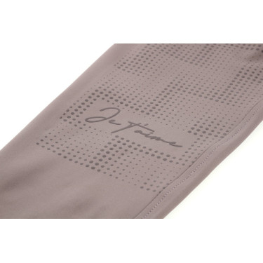 Pantalón Equithème Flora con culera de silicona Rosa viejo