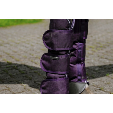 Protectores de transporte Equithème - TYREX 600D Ciruela Violeta Protectores de transporte Equithème - TYREX 600D Ciruela Violeta