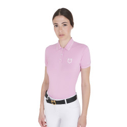 Polo de entrenamiento ajustado de tejido transpirable para mujer Equestro
