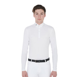 Polo de concurso de manga larga para hombre Nestor Equestro