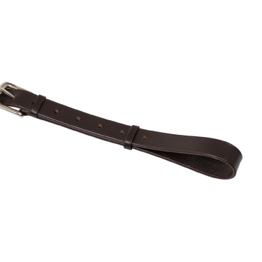 Enrénamiento Thiedemann de cuero italiano y nailon tubular Acavallo Marrón oscuro Marrón Enrénamiento Thiedemann de cuero italiano y nailon tubular Acavallo Marrón oscuro Marrón