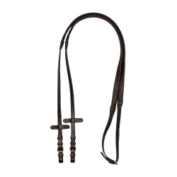 Riendas de cuero Kris Equestro Marrón oscuro Marrón Riendas de cuero Kris Equestro Marrón oscuro Marrón