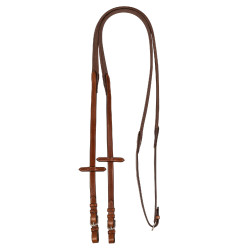 Riendas de cuero con grip de caucho 5/8" Acavallo