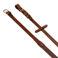 Riendas de cuero con grip de caucho 5/8" Acavallo Coñac Marrón Riendas de cuero con grip de caucho 5/8" Acavallo Coñac Marrón