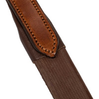 Riendas de cuero con grip de caucho 5/8" Acavallo Coñac Marrón Riendas de cuero con grip de caucho 5/8" Acavallo Coñac Marrón