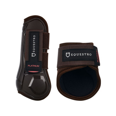 Guarniciones y protectores de menudillo para caballos jóvenes en TPU y neopreno Equestro Castaño Marr&amp;amp;amp;oacute;n