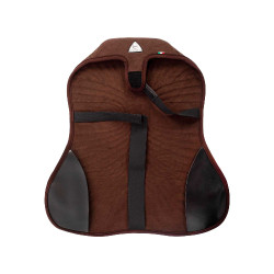 Protector de asiento de gel Air Plus para salto con gel exterior de 10 mm Acavallo Castaño Marrón
