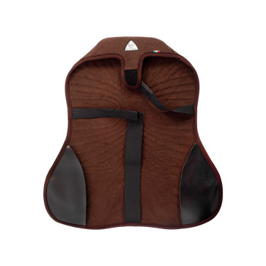 Protector de asiento de gel Air Plus para salto con gel exterior de 10 mm Acavallo Castaño Marrón