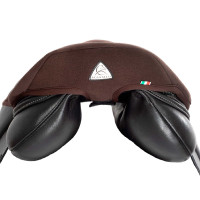 Protector de asiento de gel Air Plus para salto con Dri-Lex 10mm Acavallo Castaño Marrón Protector de asiento de gel Air Plus para salto con Dri-Lex 10mm Acavallo Castaño Marrón