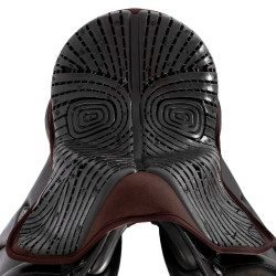 Protector de asiento de gel Air Plus para doma con gel exterior de 10 mm Acavallo Castaño Marrón