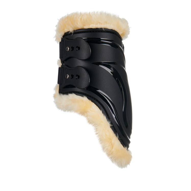 Protectores de menudillo de poliuretano con borrego sintético New Evolution Equestro Protectores de menudillo de poliuretano con borrego sintético New Evolution Equestro