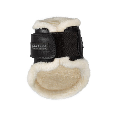 Protectores de menudillo de cuero ecológico con doble velcro Acavallo Protectores de menudillo de cuero ecológico con doble velcro Acavallo
