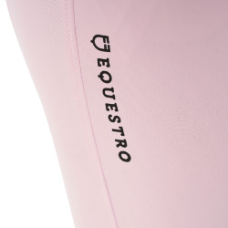 Pantalón de talle alto con grip integral para mujer Equestro Bailarina Rosa