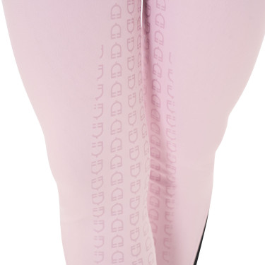 Pantalón de talle alto con grip integral para mujer Equestro Bailarina Rosa