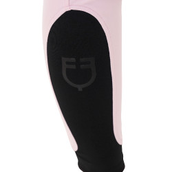 Pantalón de talle alto con grip integral para mujer Equestro Bailarina Rosa