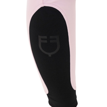 Pantalón de talle alto con grip integral para mujer Equestro Bailarina Rosa