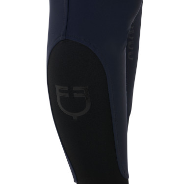 Pantalón de talle alto con grip integral para mujer Equestro Marino Azul marino