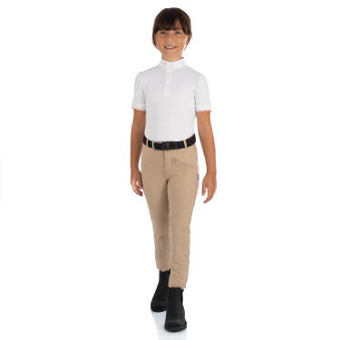 Pantalón jodhpur infantil Leilani en material elástico Equestro Pantalón jodhpur infantil Leilani en material elástico Equestro