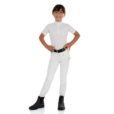 Pantalón jodhpur infantil Leilani en material elástico Equestro Pantalón jodhpur infantil Leilani en material elástico Equestro