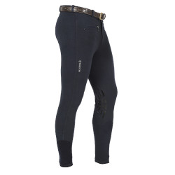 Pantalón de hombre Zeus con grip en las rodillas de algodón elástico Equestro Marino Azul marino