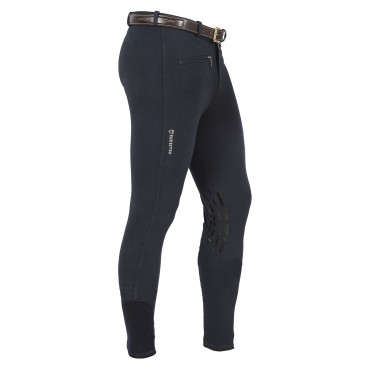 Pantalón de hombre Zeus con grip en las rodillas de algodón elástico Equestro Pantalón de hombre Zeus con grip en las rodillas de algodón elástico Equestro
