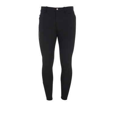 Pantalón hombre Zefiro de algodón elástico Equestro Pantalón hombre Zefiro de algodón elástico Equestro