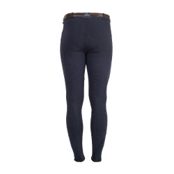Pantalón de hombre Urano en algodón elástico Equestro Marino Azul marino