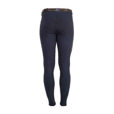 Pantalón de hombre Urano en algodón elástico Equestro Marino Azul marino
