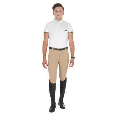 Pantalón de hombre Crono de algodón elástico Equestro Pantalón de hombre Crono de algodón elástico Equestro