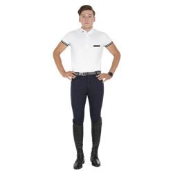 Pantalón de hombre Crono de algodón elástico Equestro Pantalón de hombre Crono de algodón elástico Equestro
